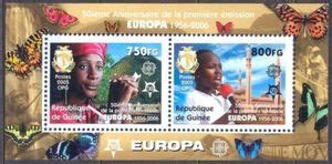 Stamp 50th Anniversary Of The First EUROPA Issue 1956 2006 Guinea