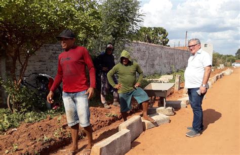 Rua José Almeida Recebe Obras De Pavimentação União Portal O Dia