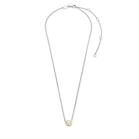 Collier Femme Ti Sento 34007YP 42 Argent plaqué or sur Bijourama