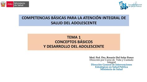 Conceptos B Sicos Y Desarrollo Del Adolescente Esmeralda Alvines Udocz