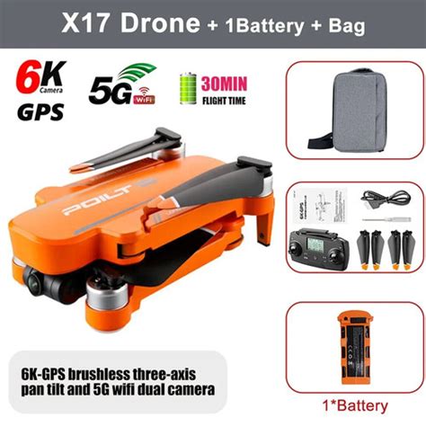 Promo Jjrc X17 Rc Drone 5g Gps Wifi Fpv 6k Dual Hd Gimbal Camera Brushless Cicil 0 3x Kab