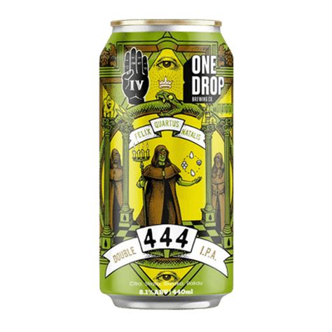 Buy One Drop 444 Double Hazy Ipa 440ml Can In Australia Beer Cartel