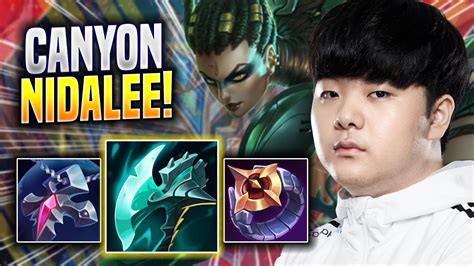 Canyon Is So Clean With Nidalee Dk Canyon Plays Nidalee Jungle Vs