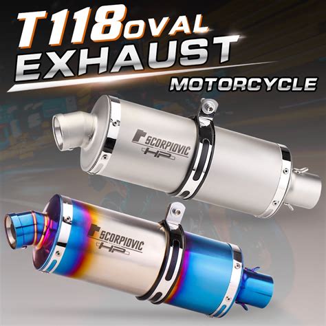 Universal 51mm Motorcycle Exhaust Pipe Locomotives Professional