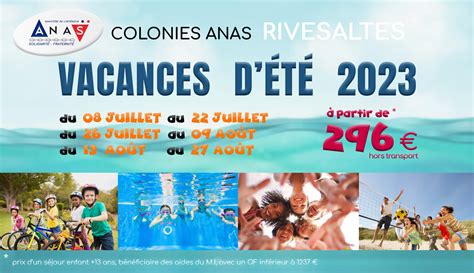 Colonies De Vacances Anas Asso