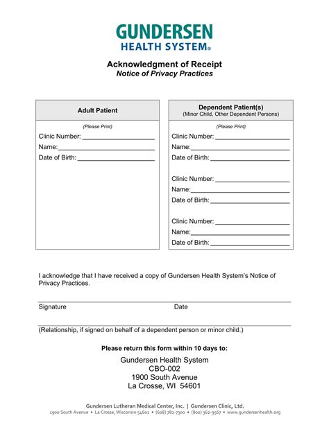 Free Printable Acknowledgement Receipt Templates [word Excel Pdf]