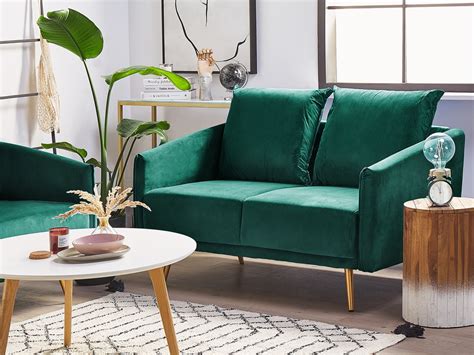 Emerald Green Sofa Baci Living Room