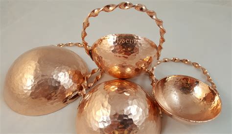 Copper Measuring Cup Set FAR NORTH DRY GOODS