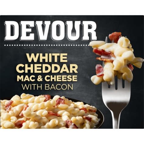 Devour White Cheddar Mac And Cheese With Smoked Bacon Frozen Meal 12 Oz