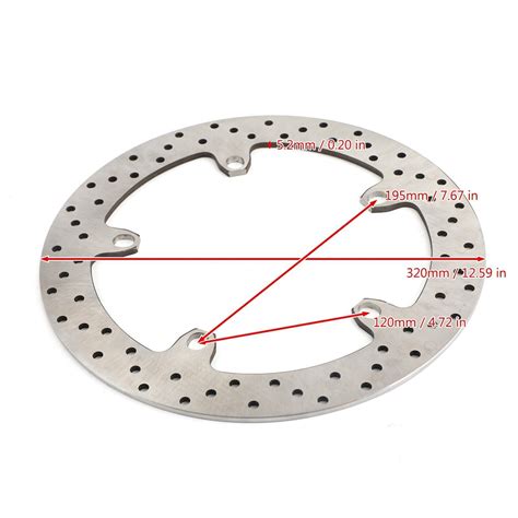 2x Front Disc Brake Rotor For BMW BMW S1000RR 08 17 S1000R 13 19