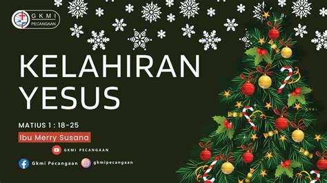 Live Streaming Ibadah Natal Umum Gkmi Pecangaan Minggu Desember