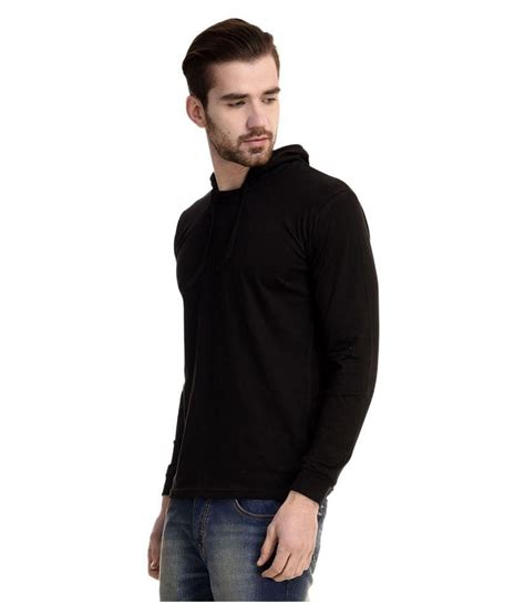 Mimoda Black Hooded Sweatshirt - Buy Mimoda Black Hooded Sweatshirt Online at Low Price in India ...