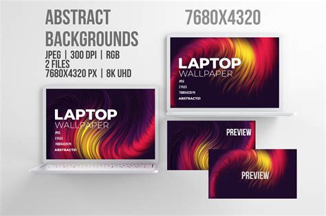 Abstract Backgrounds Laptop Wallpaper Graphic by Abstract51 · Creative ...