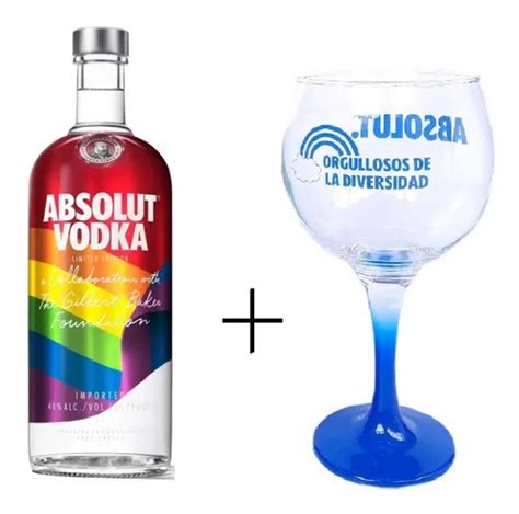 Vodka Absolut Blue Rainbow 750cc Limited Edition Copa Cuotas Sin