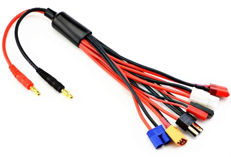 Rc Lipo Battery Charger Connector Adapters In Splitter Cable Mm