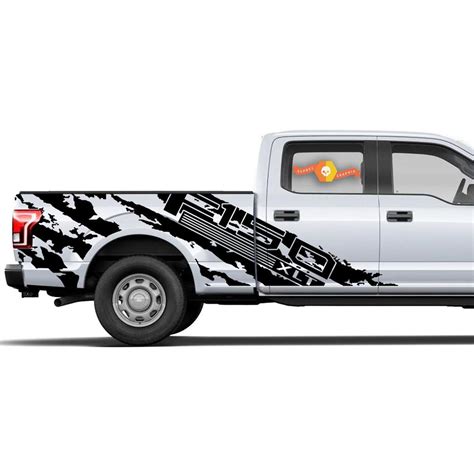 Ford F 150 2015 2017 Supercrew 65 Bed Custom Vinyl Decal Wrap Kit