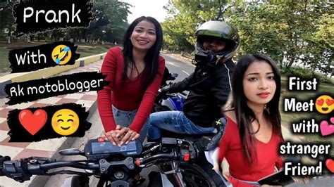 Cute Stranger Girl Pranked My Friend Funny Prank Prank 🤣☺️bokaro Cute