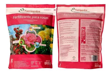 Fertilizante Rosas Y Rosales Alimento Granulado Abono 800g Meses Sin