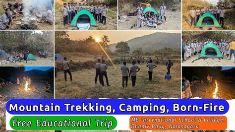 Camping Trekking Born Fire Dhaniv Nalasopara Mb School Youtube