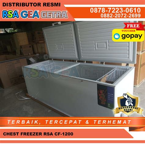 Jual Chest Freezer Rsa Cf Garansi Freezer Pembeku Makanan Kota