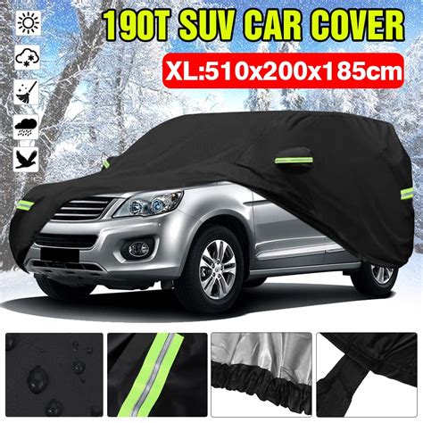 SUV Full Car Covers Waterproof All Weather Windproof Dustproof UV ...