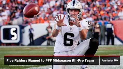 Five Raiders Named To PFF Midseason All Pro Team Video Dailymotion