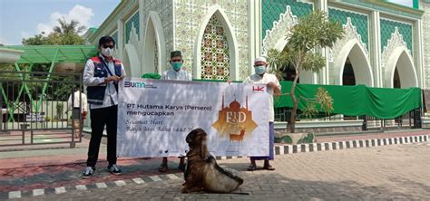 Peringati Iduladha Di Tengah Pandemi Hutama Karya Salurkan Puluhan