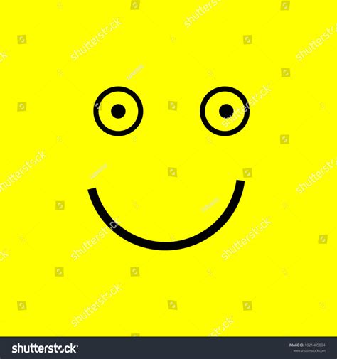 Smile Emoticon Vector Template Design เวกเตอร์สต็อก ปลอดค่าลิขสิทธิ์