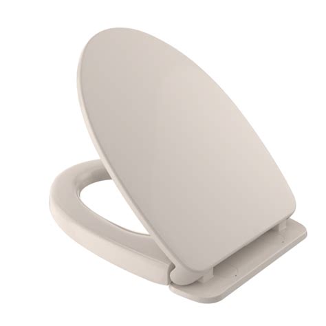 TOTO Plastic Sedona Beige Elongated Soft Close Toilet Seat SS124-12 at ...