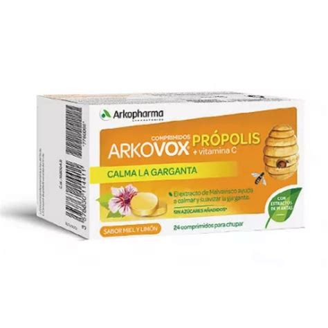 Arkovox Própolis y Vitamina C con Sabor a Miel y Limón Propóleo