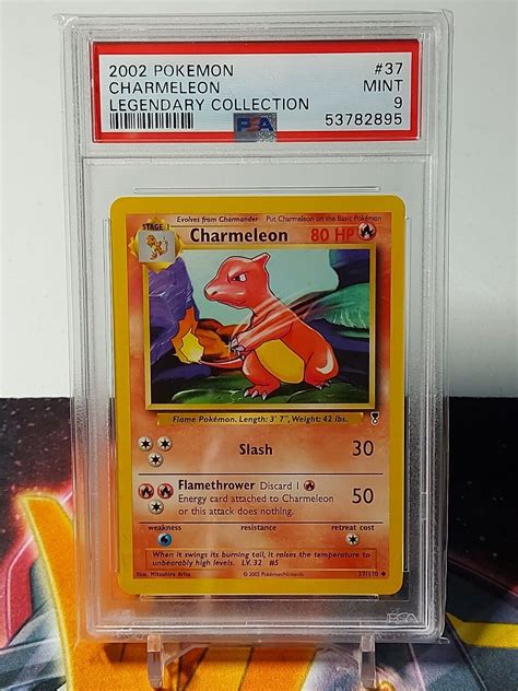 2002 Pokemon Legendary Collection Psa 9 Charmeleon Ebay