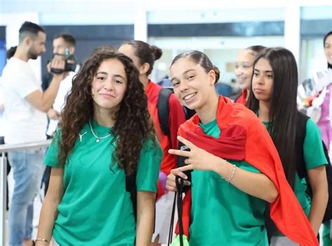 Éliminatoires Mondial féminin 2024 U17 La délégation marocaine a