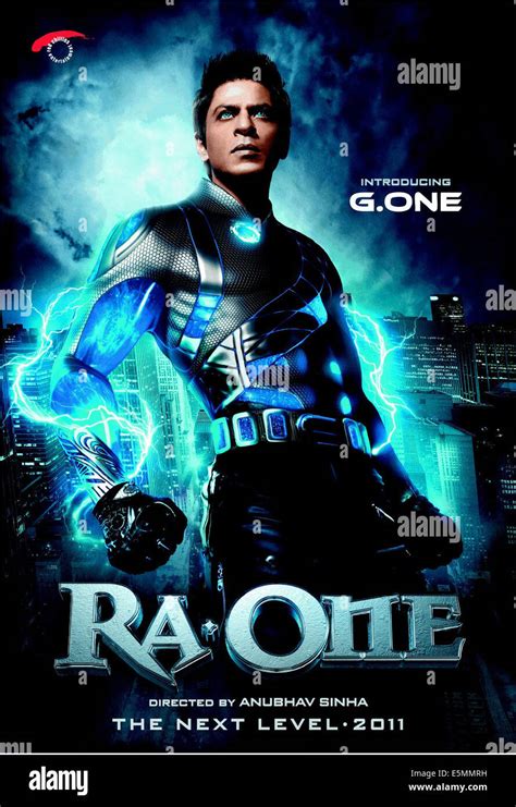 Ra One Shah Rukh Khan On Indian Poster In English 2011 ©eros