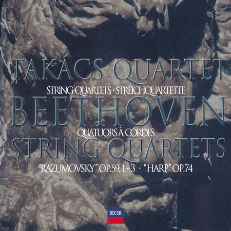 Streichquartette Op5974 Takács Quartet Beethovenludwig Van