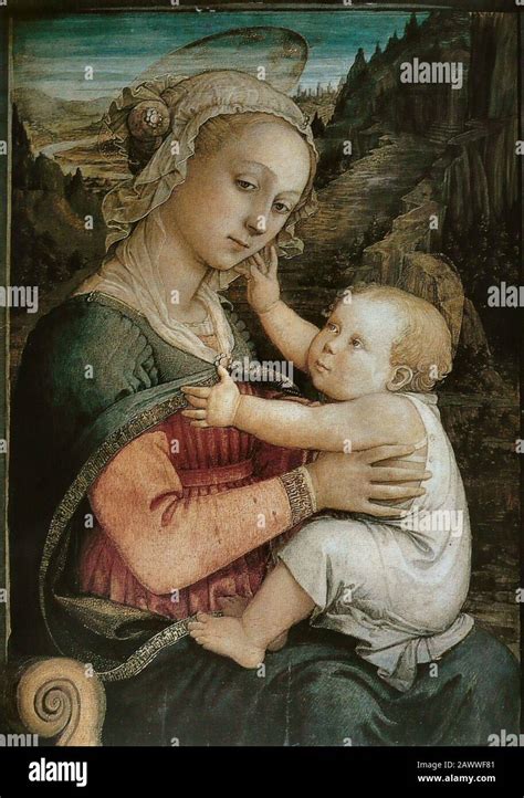 Fra Filippo Lippi Vierge L Enfant Stock Photo Alamy