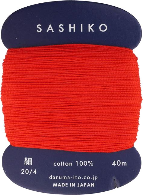 Amazon Yokota Sashiko Thread 40m Color 101 Daruma Thread 5