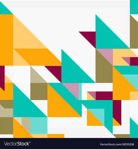 Triangle pattern design background Royalty Free Vector Image