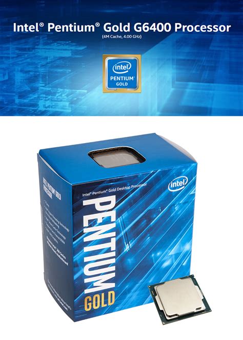 Intel Pentium Gold G6400 Processor 4 00 GHz 4MB Cache VillMan Computers