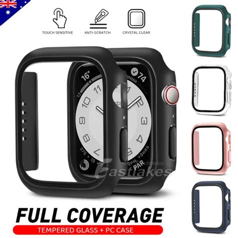 For Apple Watch Series 9 8 7 45 41mm Full Protective Screen Protector Case Cover 7 95 Picclick Au