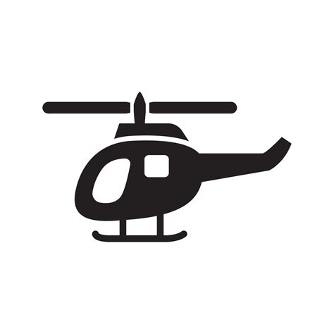 Helicopter Icon Collection Trendy Style 18843937 Vector Art At Vecteezy