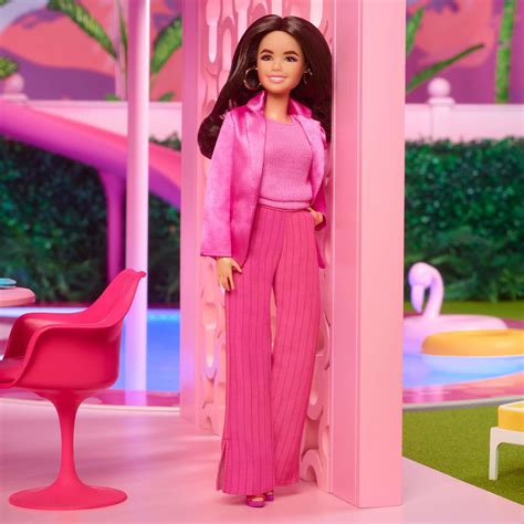 Gloria Doll Wearing Pink Power Pantsuit Barbie The Movie Mattel