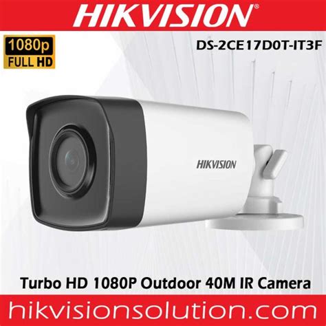 Hikvision Turbo HD DS 2CE17D0T IT3F 2 MP Bullet 40M IR Camera In Sri Lanka