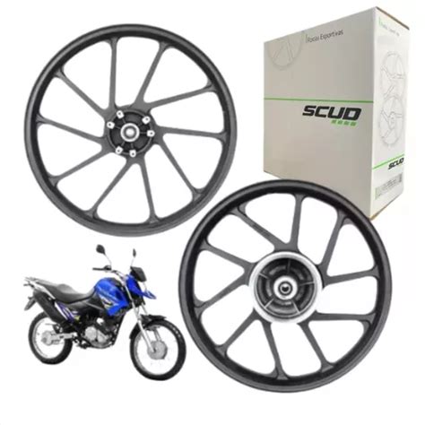 Roda Liga Leve Xtz150 Crosser Sem Abs Preta Scud Parcelamento Sem