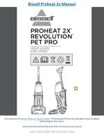 Bissell Proheat X Instruction Manual