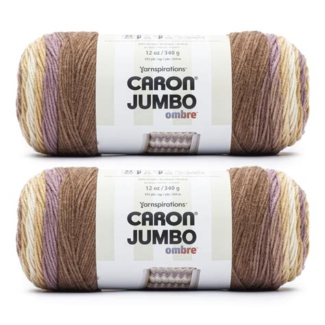 Caron Jumbo Ombre Seashell Yarn 2 Pack Of 12oz340g