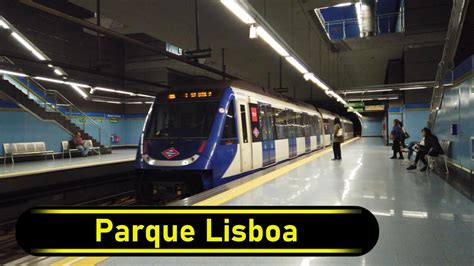 Metro Station Parque Lisboa Madrid Walkthrough Youtube