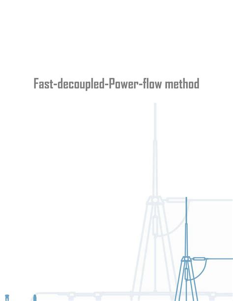 Solution Fast Decoupled Power Flow Method On Matlab Studypool