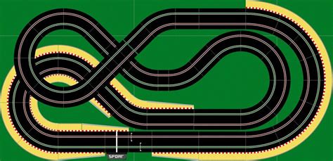 8 X4 Scalextric Layouts Track Plans Slotforum Slot Car Tracks Slot Car Race Track Slot