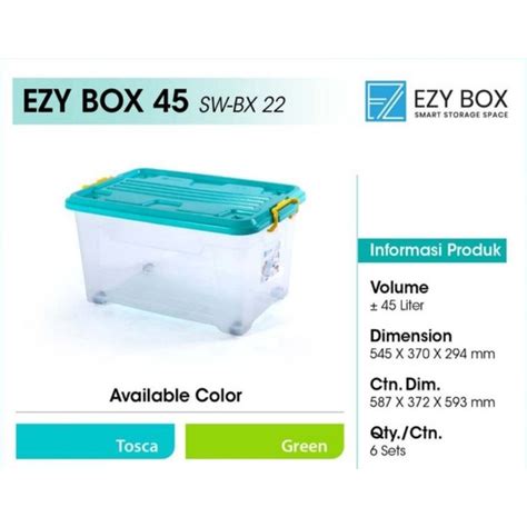 jual container box ezy box  liter box penyimpanan serbaguna