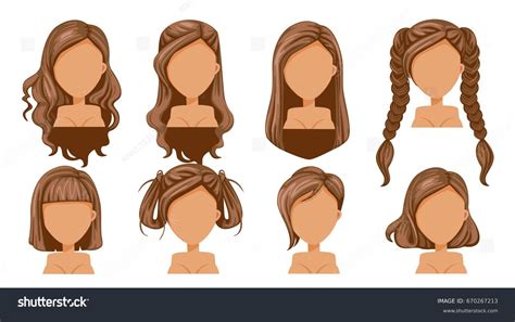 Caricature Girl Hairstyles